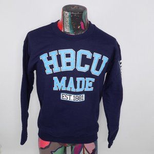 HBCU Made Crewneck Blue Sweatshirt Sz Small